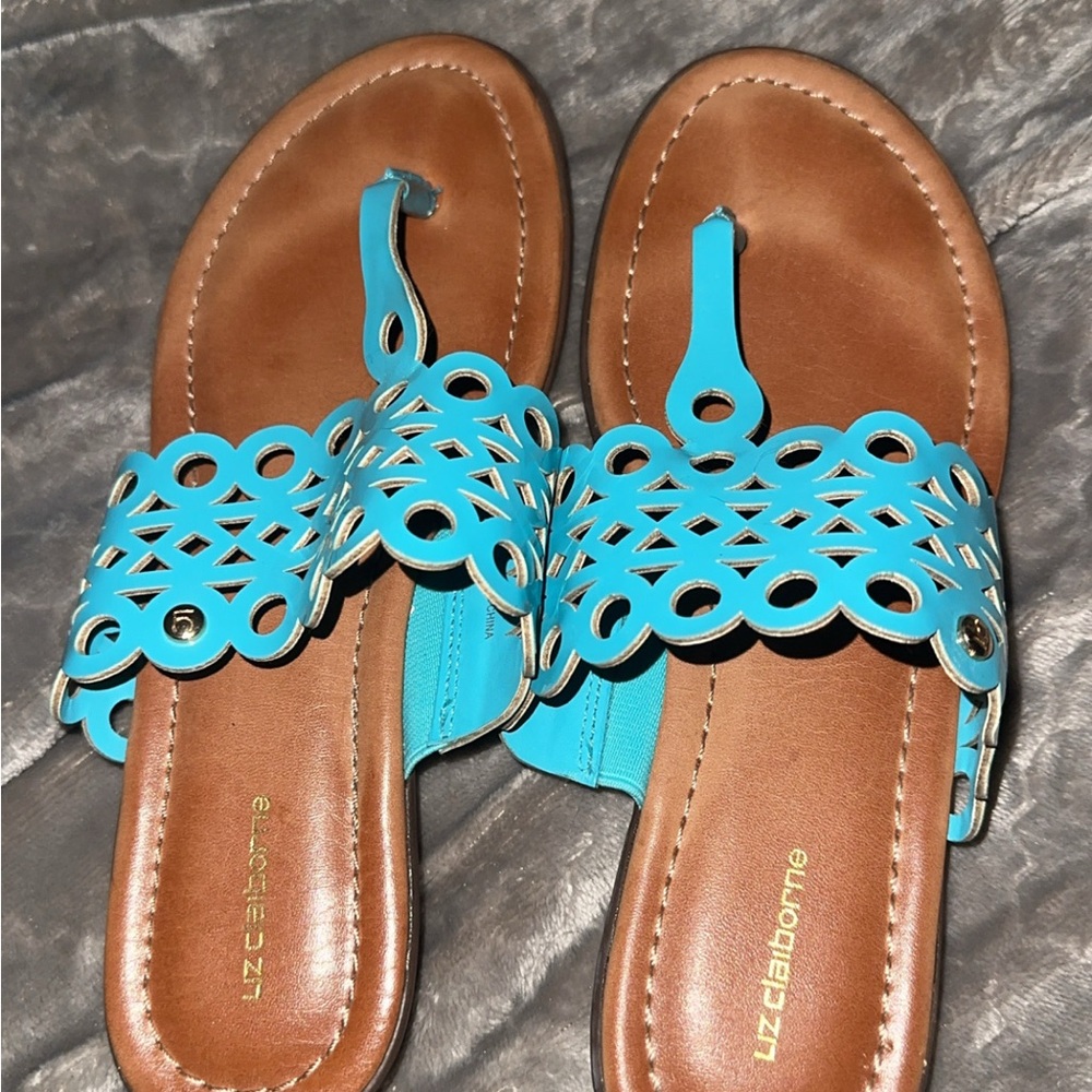 Liz Claiborne Women's Turquoise Sandals